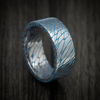 Superconductor Men's Ring with Cerakote Accent Grooves Custom Made Band