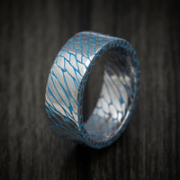 Superconductor Men's Ring with Cerakote Accent Grooves Custom Made Band