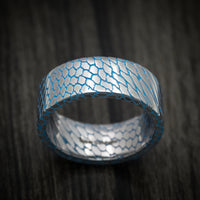 Superconductor Men's Ring with Cerakote Accent Grooves Custom Made Band