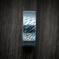 Superconductor Men's Ring with Cerakote Accent Grooves Custom Made Band