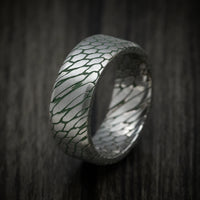 Superconductor Men's Ring with Cerakote Accent Grooves Custom Made Band