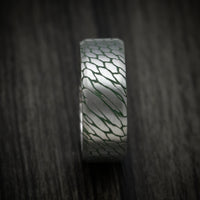 Superconductor Men's Ring with Cerakote Accent Grooves Custom Made Band