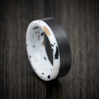 Carbon Fiber and Venetian Composite Men's Ring