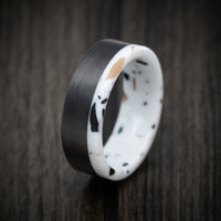 Carbon Fiber and Venetian Composite Men's Ring