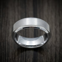 Tungsten Men's Ring with Satin Finish Custom Made Band