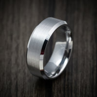 Tungsten Men's Ring with Satin Finish Custom Made Band