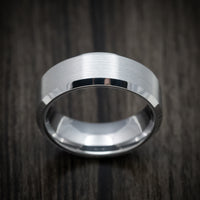 Tungsten Men's Ring with Satin Finish Custom Made Band