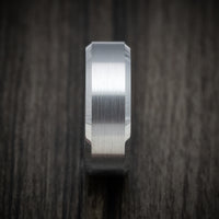 Tungsten Men's Ring with Satin Finish Custom Made Band