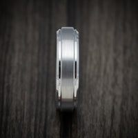 Tungsten Men's Ring with Satin Finish Custom Made Band