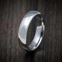 Tungsten Men's Ring with Polish Finish Custom Made Band