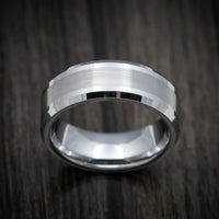 Tungsten Men's Ring with Satin Finish Custom Made Band