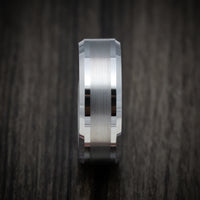 Tungsten Men's Ring with Satin Finish Custom Made Band