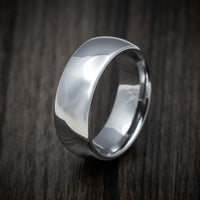 Tungsten Men's Ring with Polish Finish Custom Made Band