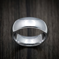 Tungsten Men's Ring with Polish Finish Custom Made Band