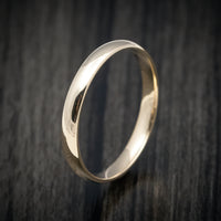 Classic Gold Narrow 3mm Wedding Men's Band