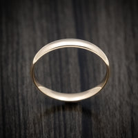 Classic Gold Narrow 3mm Wedding Men's Band