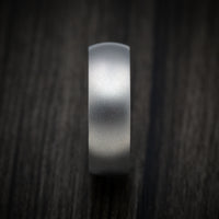 Titanium and DiamondCast Sleeve Men's Ring Custom Made
