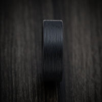 Side-Cut Carbon Fiber Men's Ring