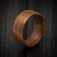 Solid Koa Wood Men's Ring Handmade Band