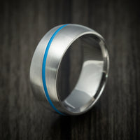 Titanium and Cerakote Men's Ring Custom Made Band