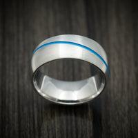 Titanium and Cerakote Men's Ring Custom Made Band