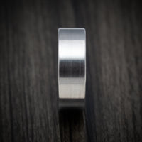 Titanium and Dichrolam Sleeve Men's Ring Custom Made Band