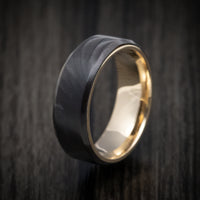 Juma Men's Ring with 14K Gold Sleeve Custom Made Band