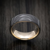 Juma Men's Ring with 14K Gold Sleeve Custom Made Band