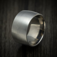 Titanium Wide Classic Style Men's Ring Custom Made Band
