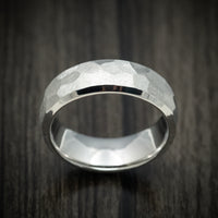Titanium Rock Finish Men's Wedding Ring Custom Made Band