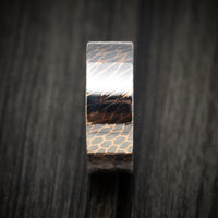 Superconductor Men's Ring with Abalone Sleeve Custom Made Band