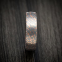 Superconductor Men's Ring with Wood Sleeve Custom Made Band