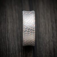 Superconductor Men's Ring with Dichrolam Sleeve Custom Made Band