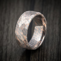 Superconductor Men's Ring Rock Finish Custom Made Band