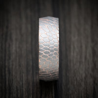 Superconductor Men's Ring with 14K Gold Sleeve Custom Made Band