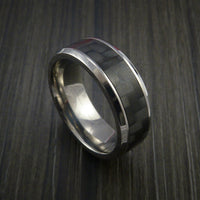 Carbon Fiber and Titanium Ring Style Weave Pattern