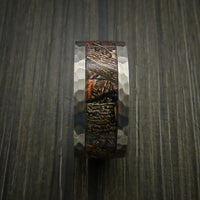 King's Camo Woodland Shadow and Titanium Ring Camo Style Band Made Custom