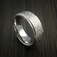 Titanium Celtic Heart Cerakote Band