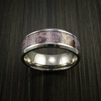 King's Camo Desert Shadow and Titanium Ring Camo Style Band Made Custom