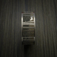 Elk in the Woods Hunter Wedding Ring Cobalt Chrome Band