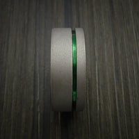 Anodized Titanium Wide Band Fine Jewelry Ring