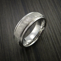 Cobalt Chrome Florentine Textured Ring