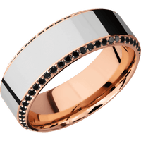 14K Rose Gold + Polish , Polish Finish