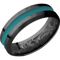 Zirconium + Hammer , Satin Finish