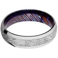 Titanium + Polish Finish + Titanium Damascus
