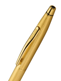 Classic Century® 23KT Gold Plated Engraved Diamond Pattern Ballpoint Pen