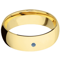 10K Yellow Gold + Polish Finish