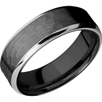Zirconium + Hammer , Polish Finish