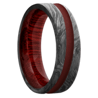 Forged Carbon Fiber + None Finish + Blood Wood