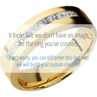 18K Yellow Gold + Crosssatin , Satin Finish
